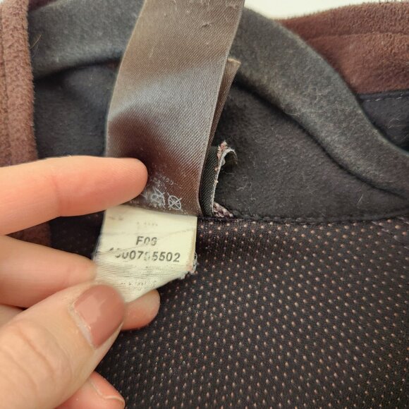 The North Face TNF Windwall Full Zip Fleece Jacket Chocolate Brown Hiking S - Picture 7 of 8